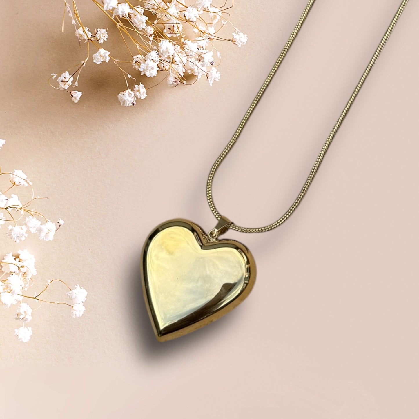 Long Big Heart ketting
