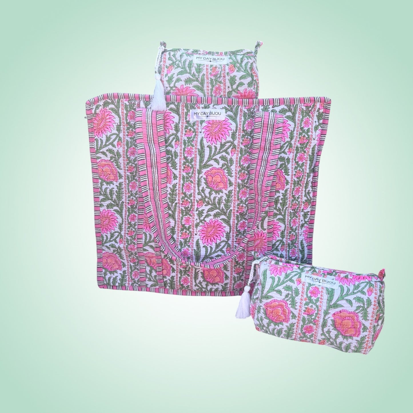 Tote with zipp Summer