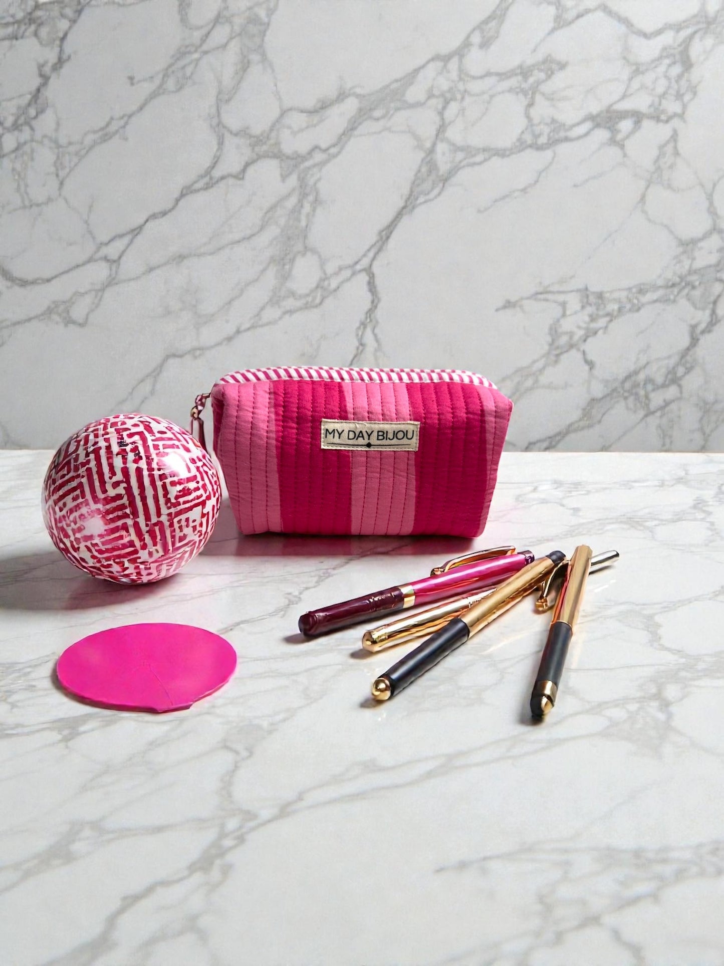 Etui Loesje pink-pink