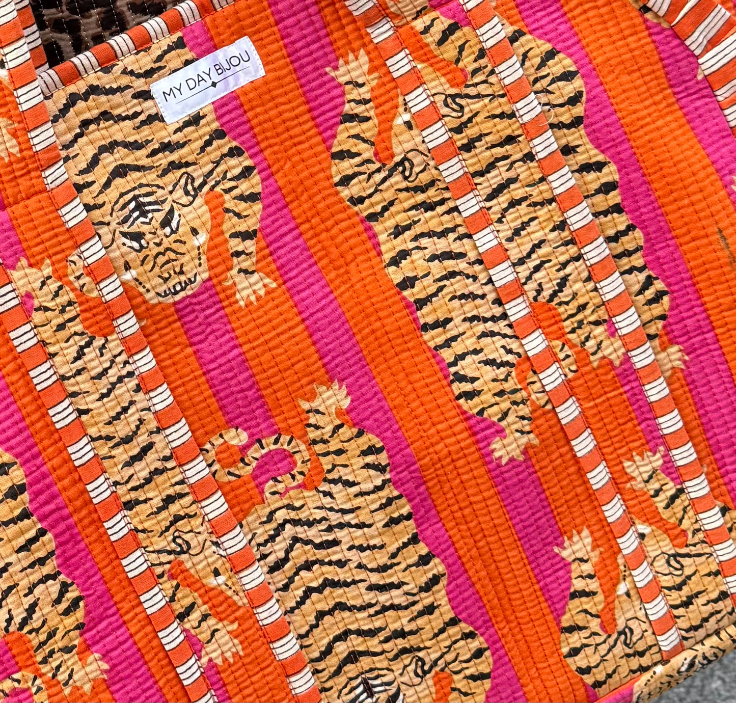 Short jacket orange/pink
