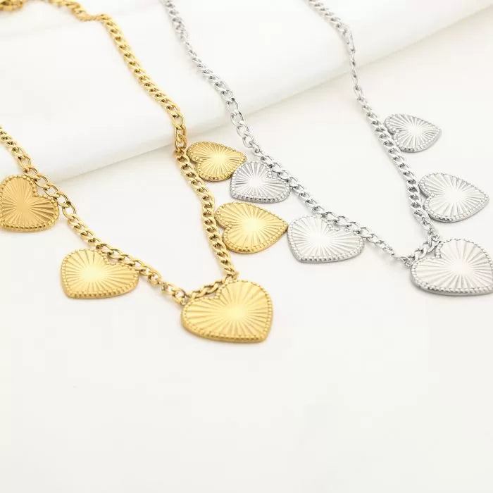 Bedel-ketting Lots of love, ZILVER