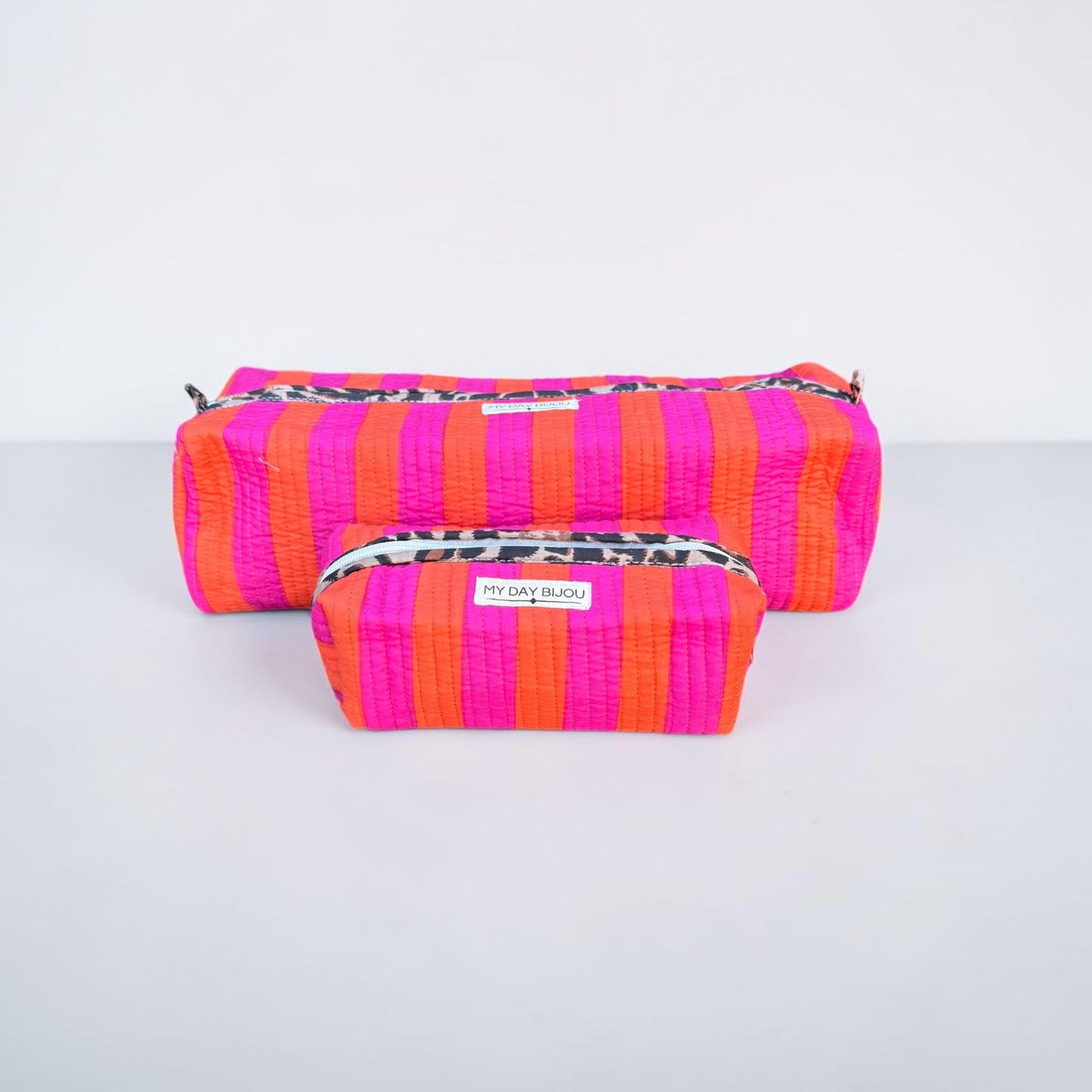 Bijou hairbag Safari Chic oranje/roze