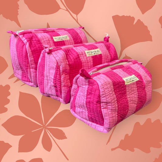 Toilettas Loesje pink-pink