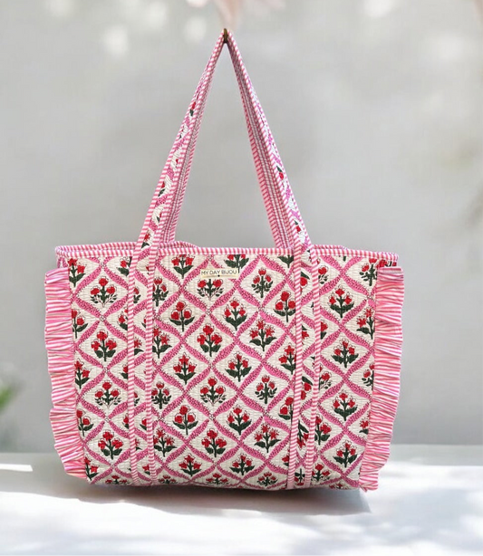 Totebag met franje Amalia