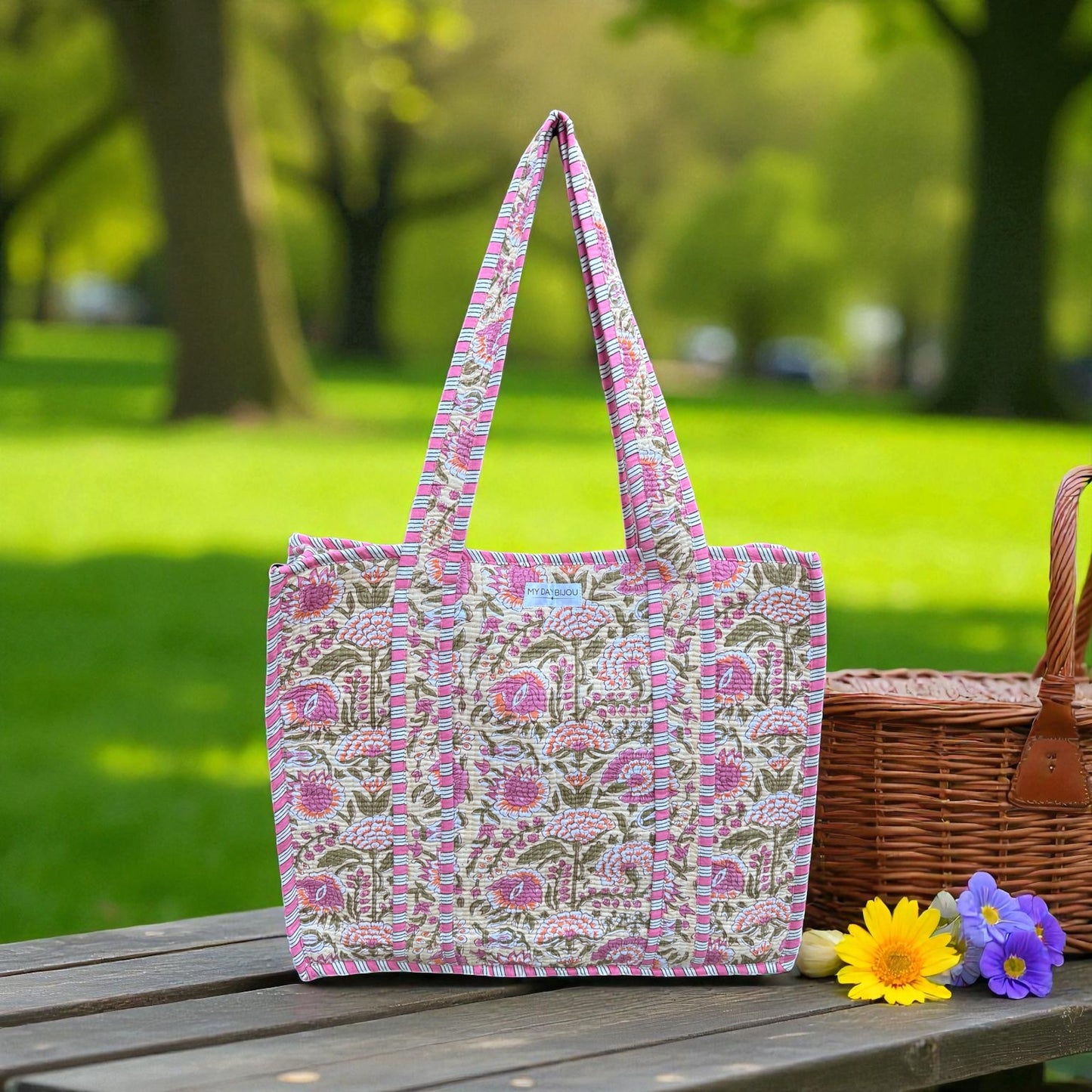 Tote with zipp Jinthe