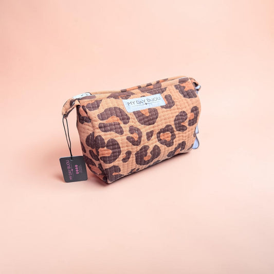 Toilettas caramel Leopard