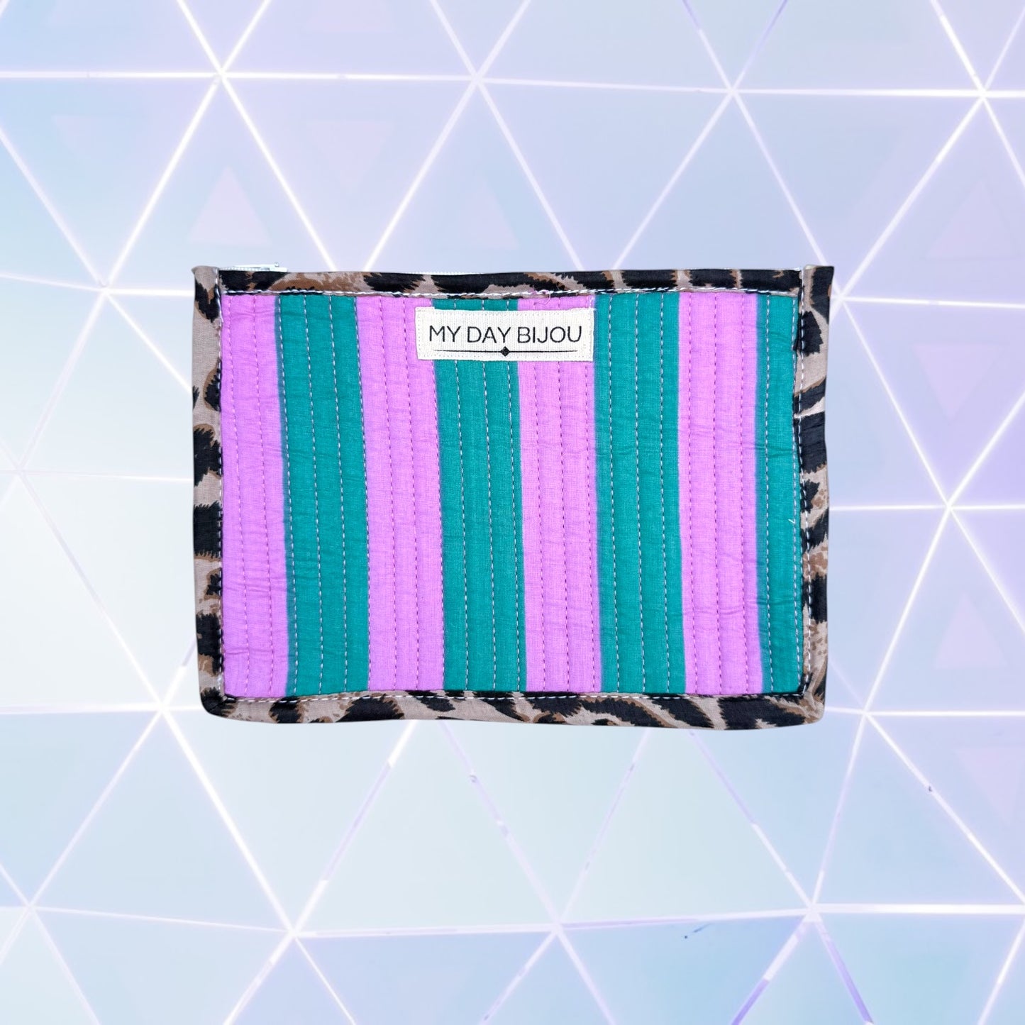 Envelop etui Groen/Roze