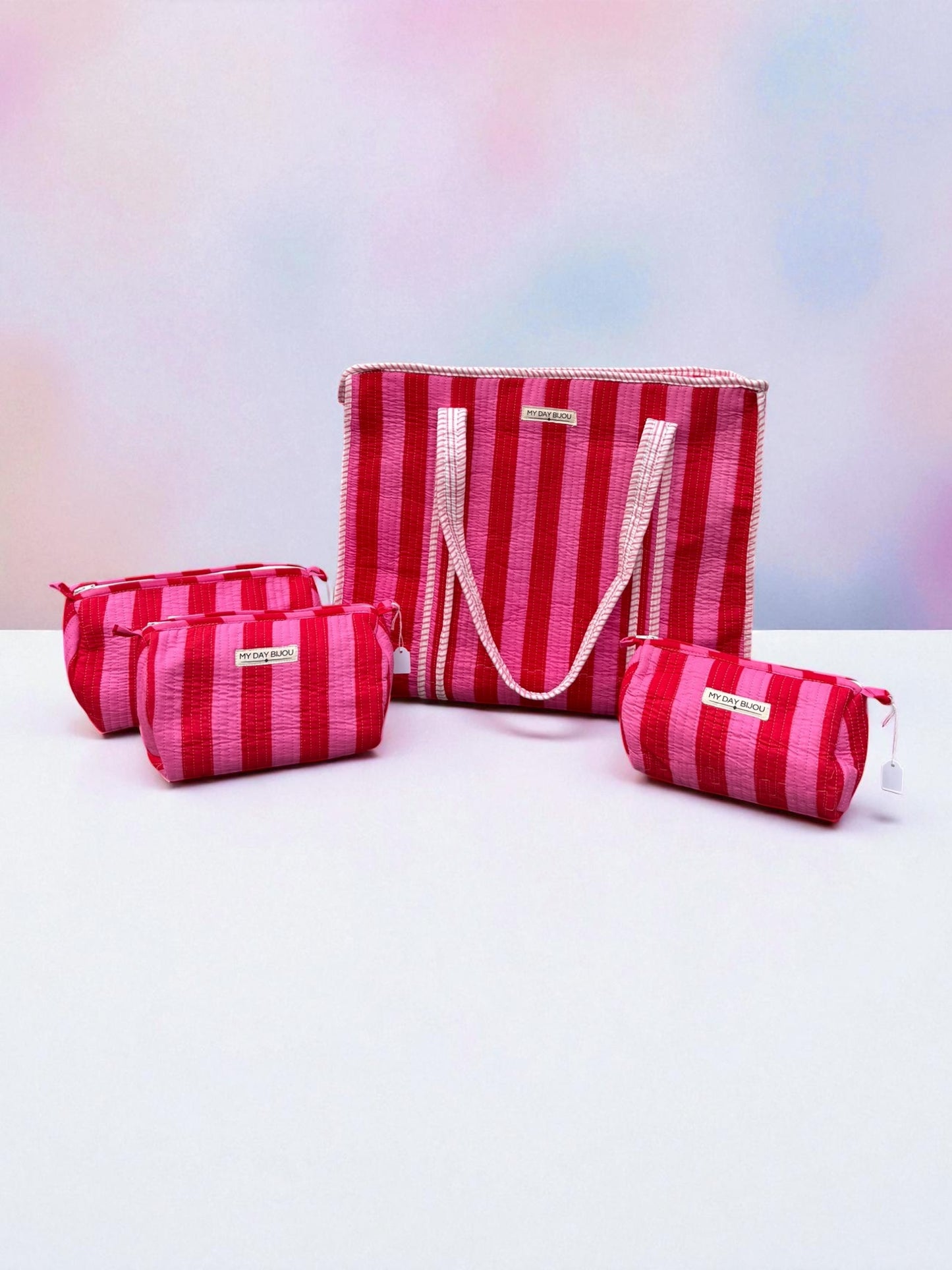 Toilettas Loesje red-pink