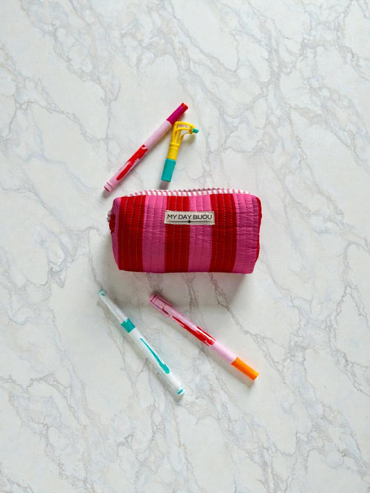 Etui Loesje red-pink