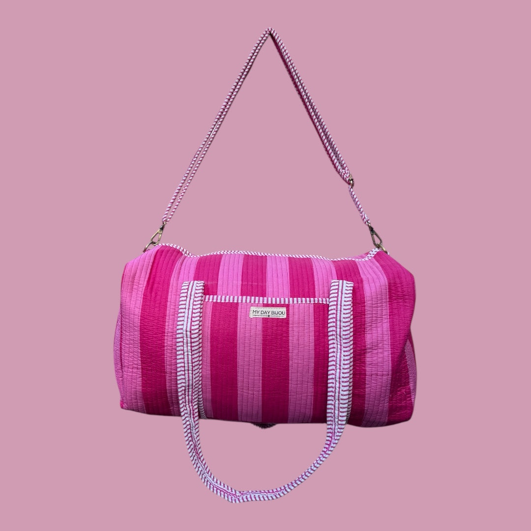 Weekendtas Loesje pink-pink