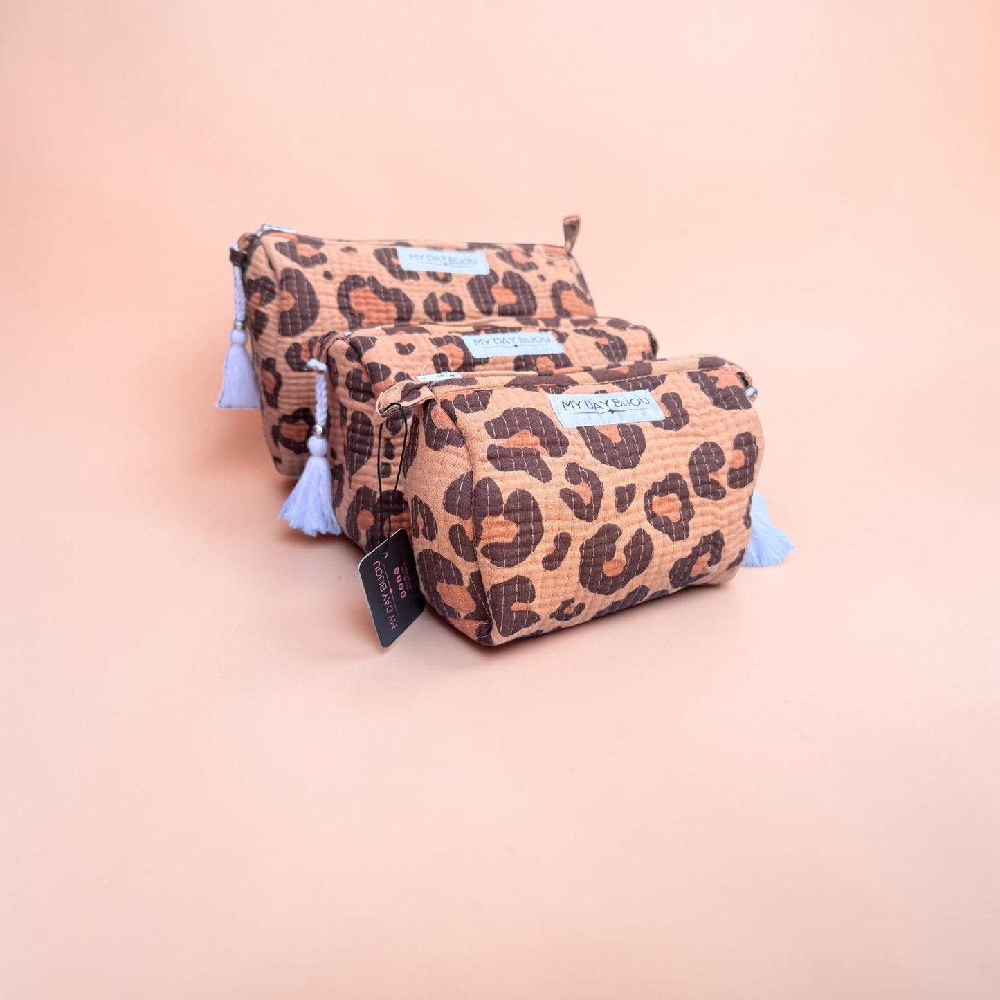 Toilettas caramel Leopard