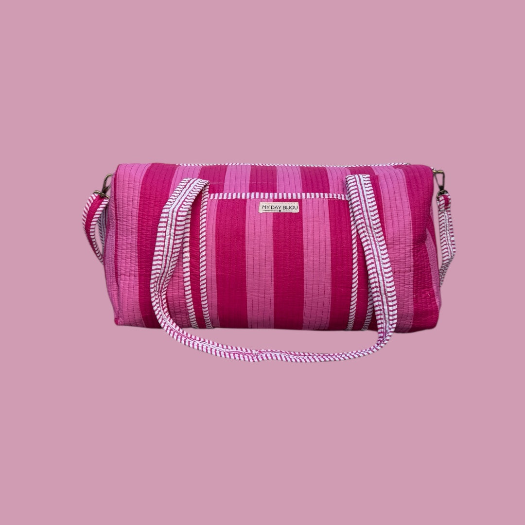 Weekendtas Loesje pink-pink