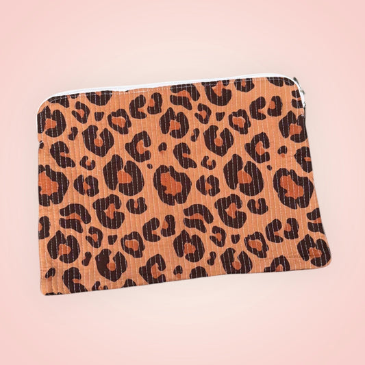 Laptophoes 15" caramel Leopard