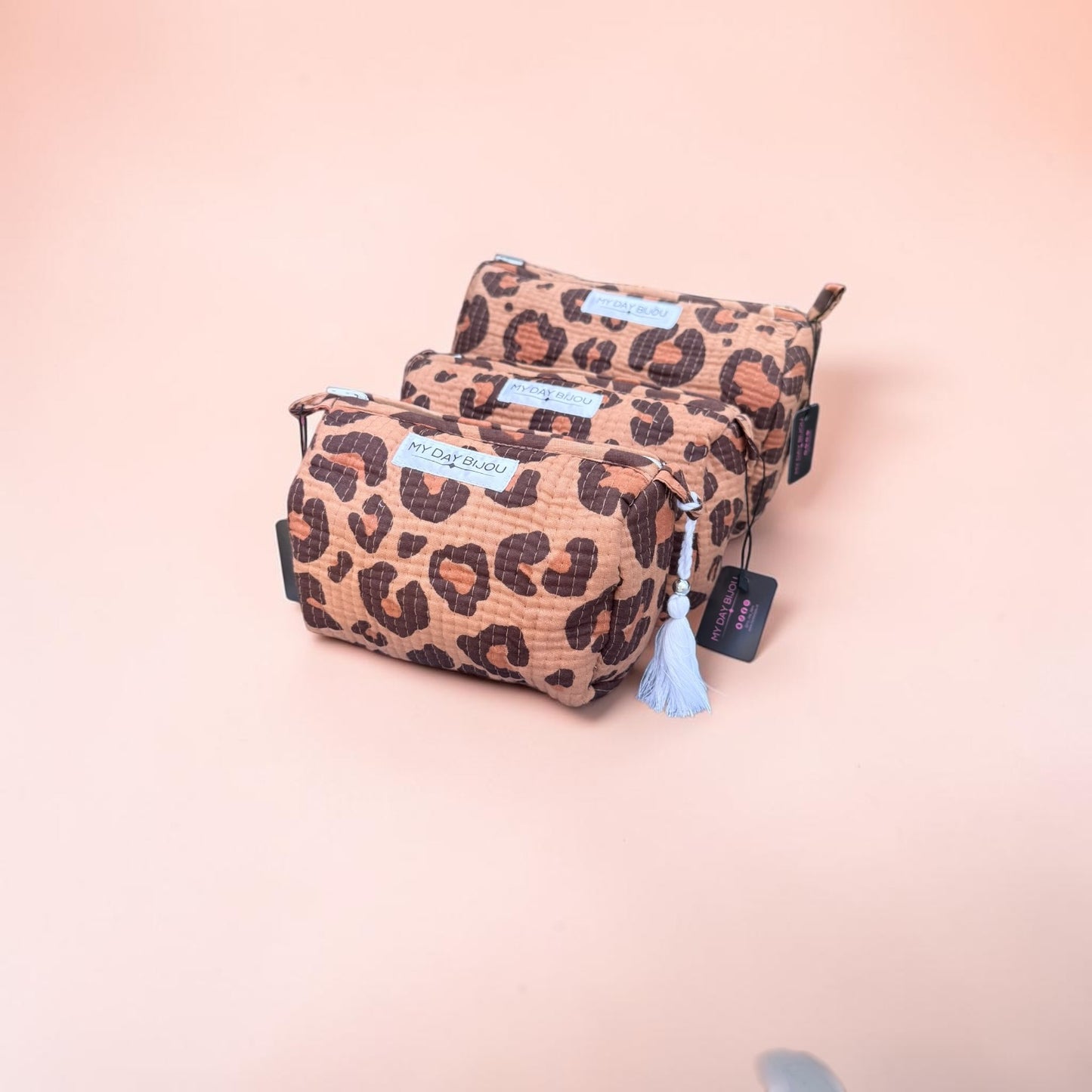 Toilettas caramel Leopard