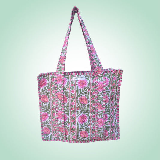 Tote with zipp Summer