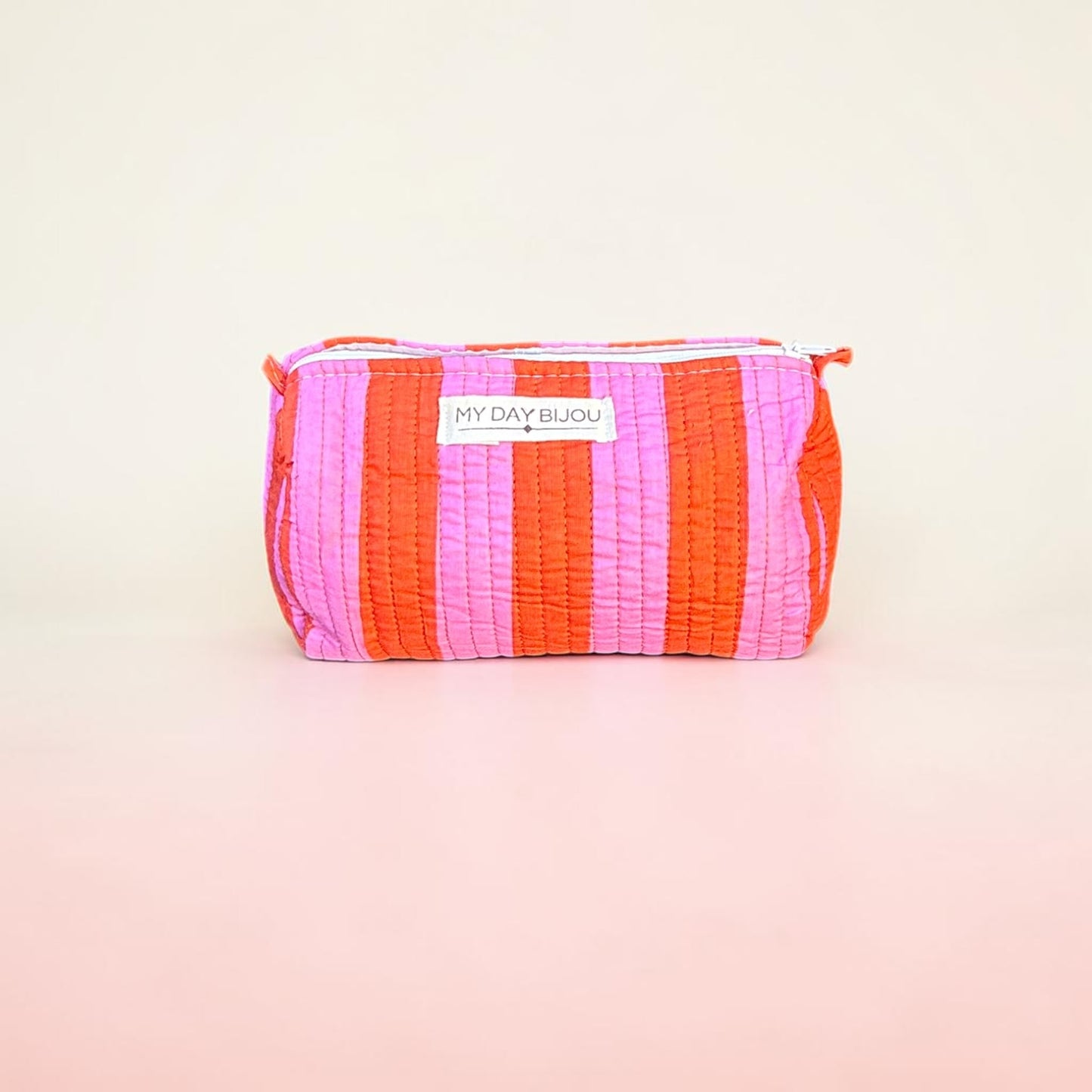 Toilettas Safari Chic oranje/roze neon