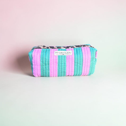 Etui Safari Chic groen/roze