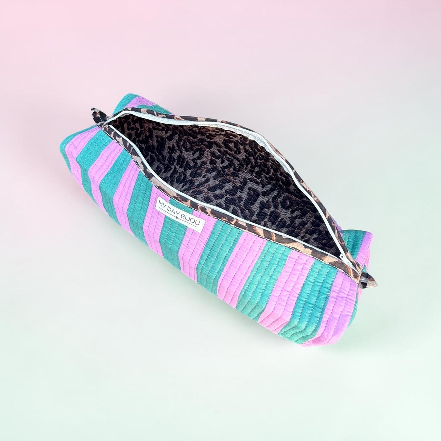 Bijou hairbag Safari Chic groen/roze