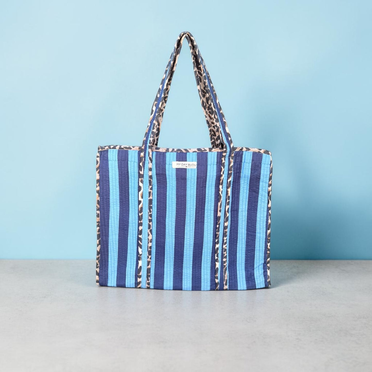 Totebag Safari Chic blauw/blauw