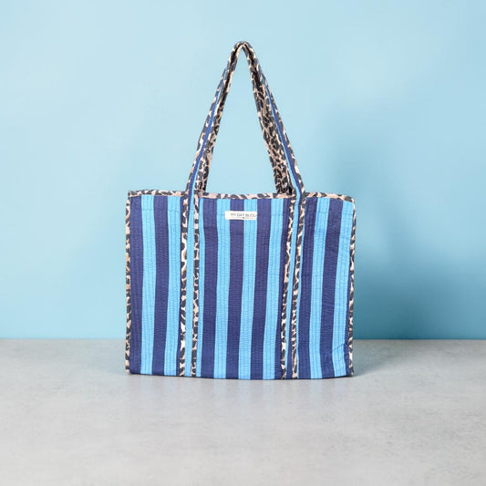 Totebag Safari Chic blauw/blauw