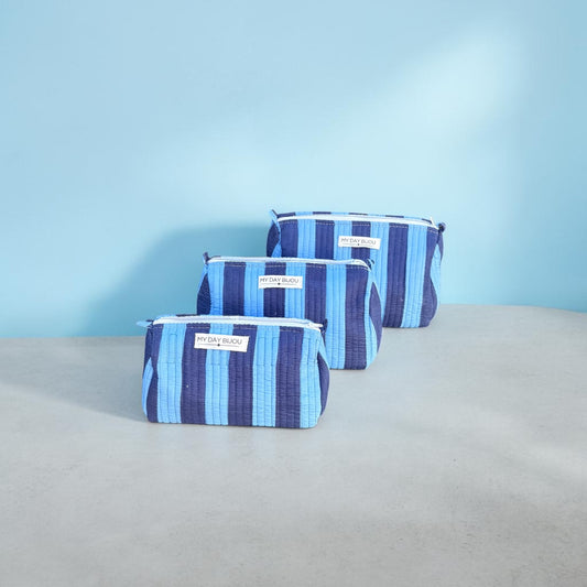 Toilettas Safari Chic blauw/blauw