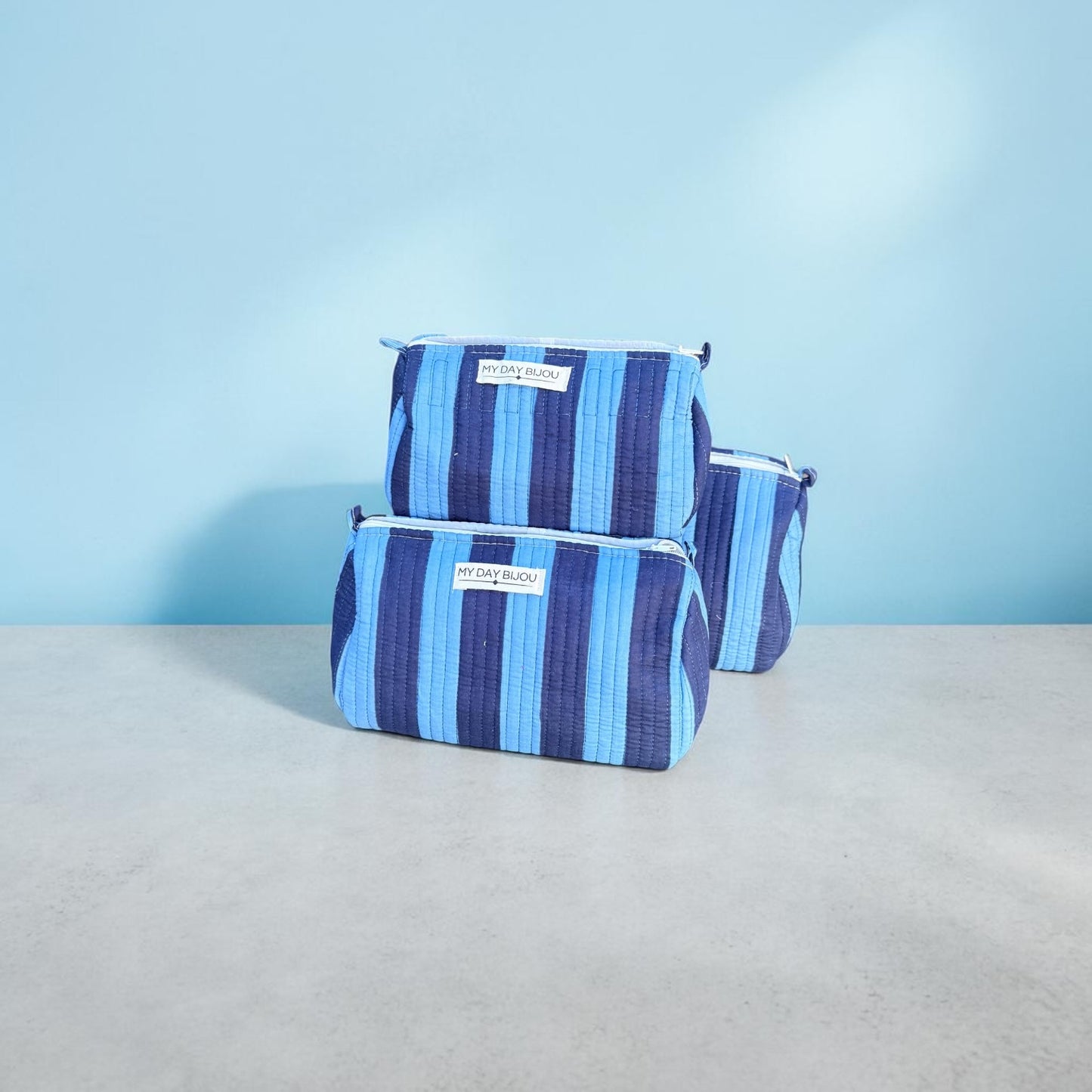 Toilettas Safari Chic blauw/blauw