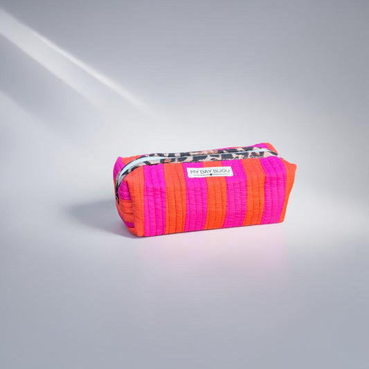 Etui Safari Chic oranje/roze