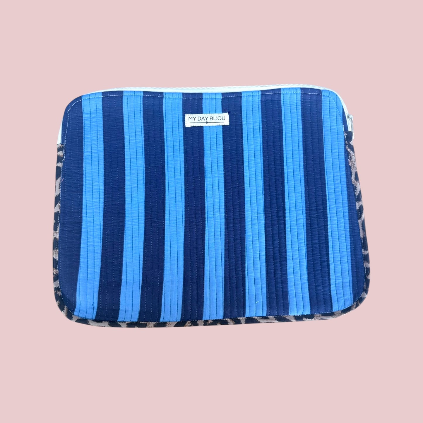 Laptophoes Safari Chic blauw/blauw