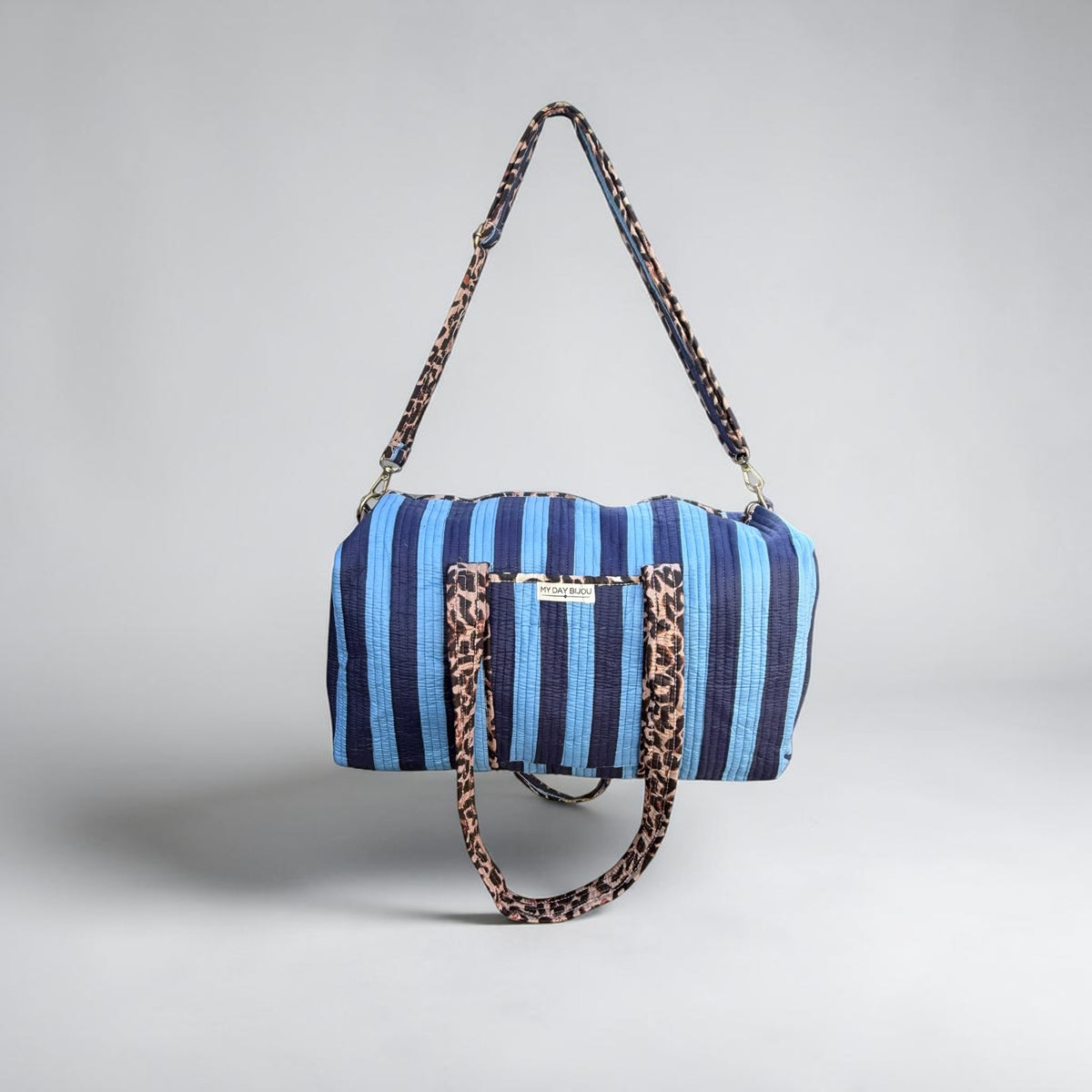 Weekendtas Safari Chic blauw/blauw