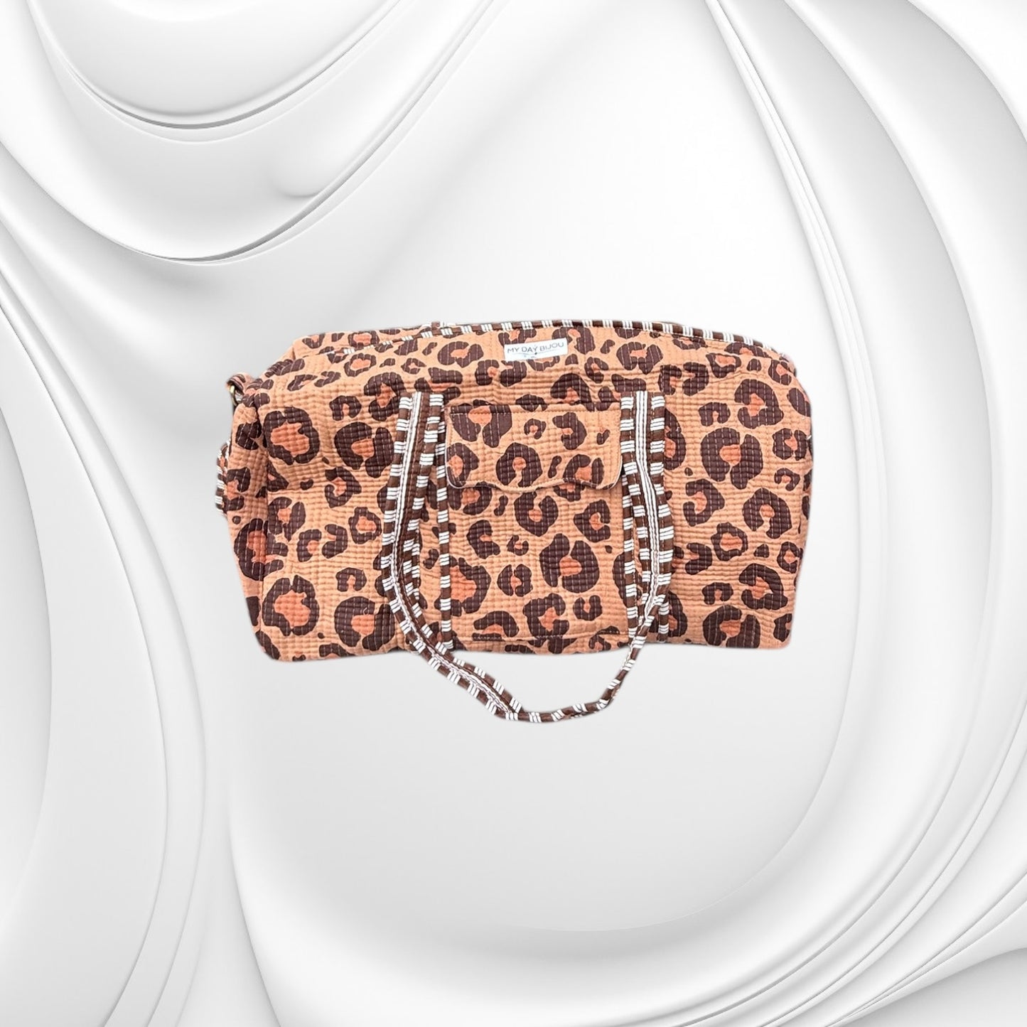 Weekendtas Caramel Leopard