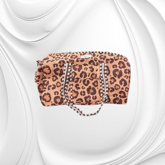 Weekendtas Caramel Leopard