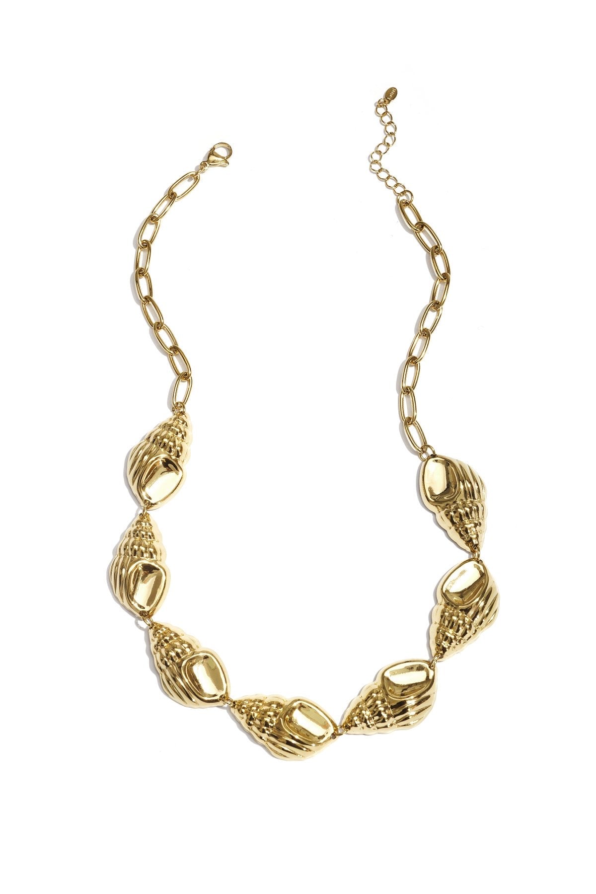 Statement ketting met grote schelpen