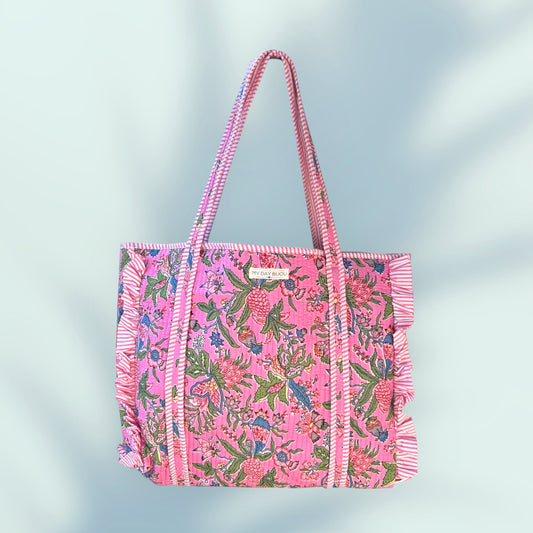 Totebag met franje Roxy