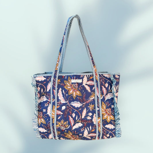 Totebag met franje "Ginny"