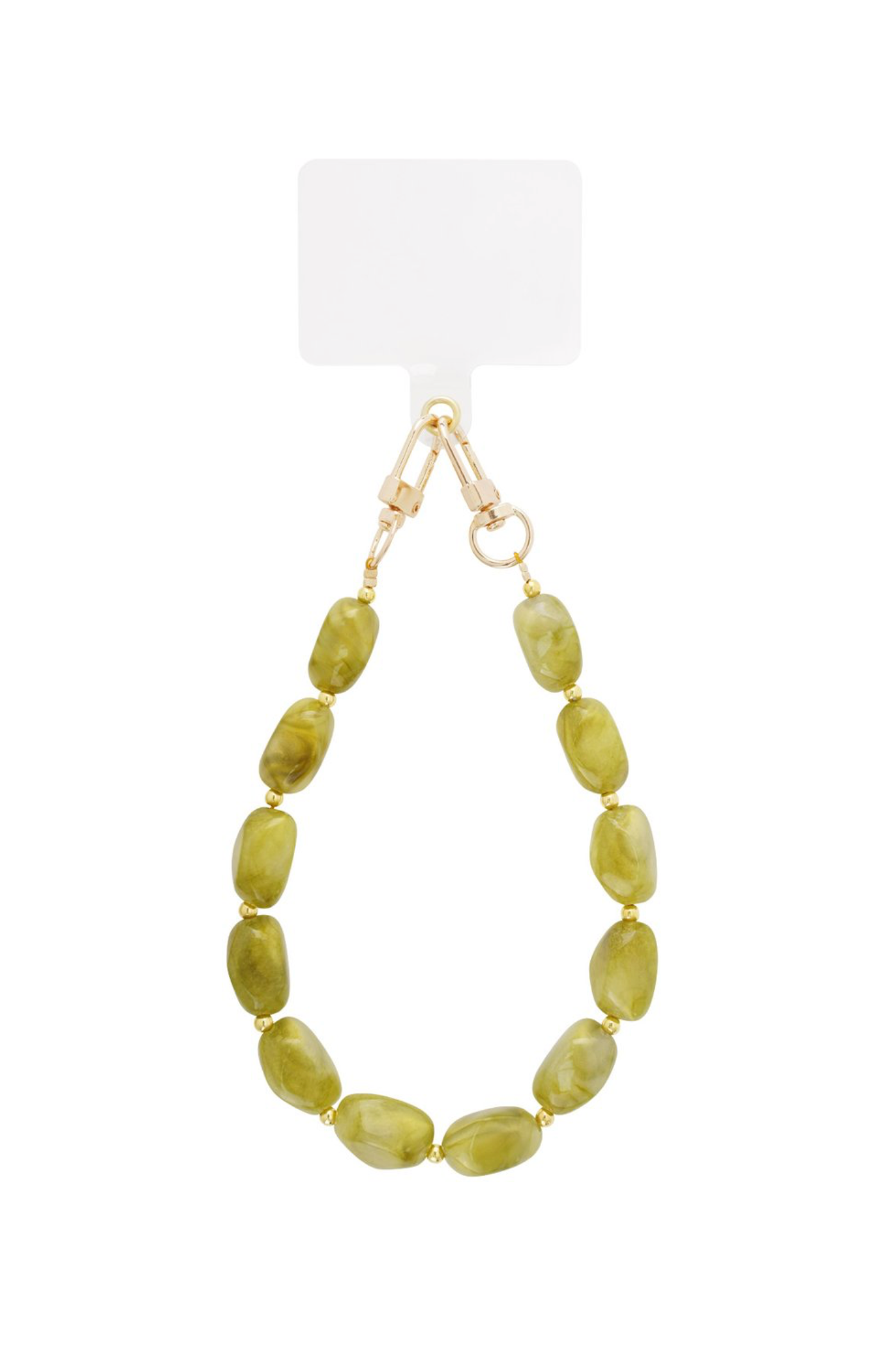 Telefoon koord acryl steen - Lime